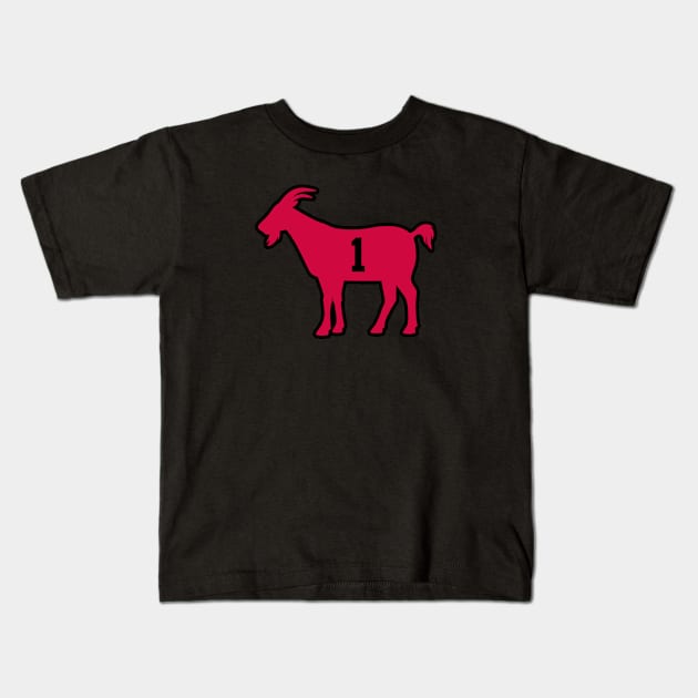 CHI GOAT - 1 - Black Kids T-Shirt by KFig21